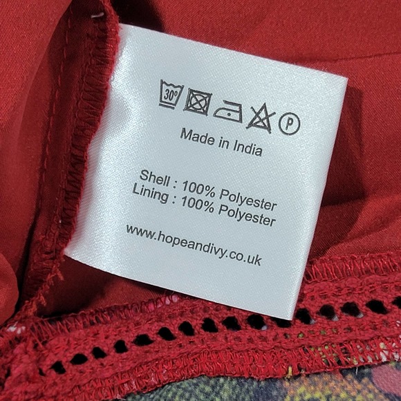 Hope & Ivy Maternity Flutter Sleeve Midi Tea Dress In Mixed Floral 6 NWT - Picture 12 of 14